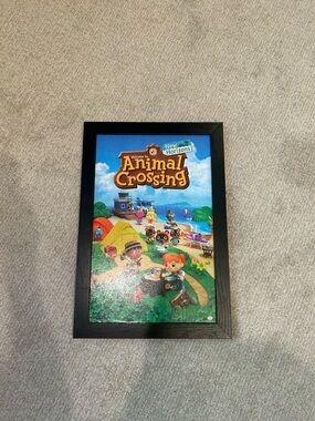 Nintendo Animal Crossing Wall Art - Blue, Green, Yellow, Brown